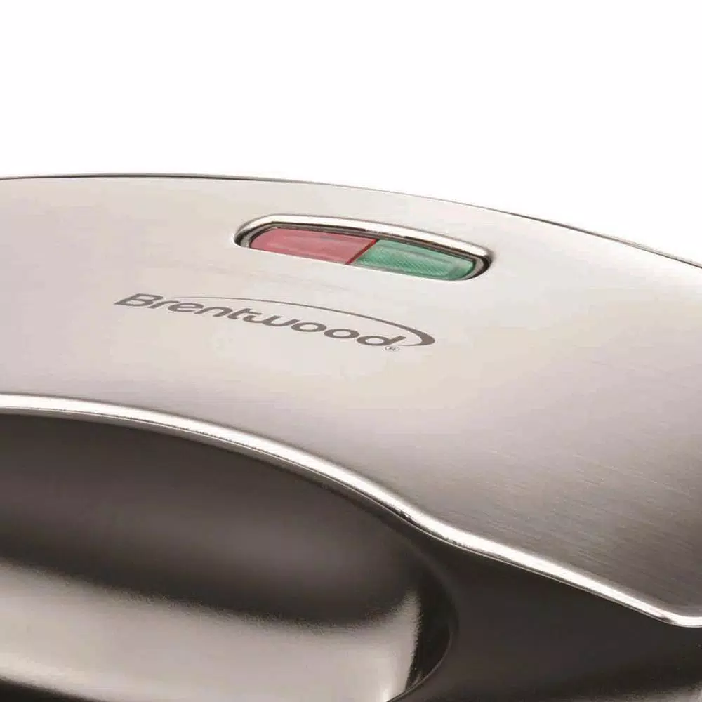 Brentwood Appliances 750W Compact Dual Sandwich Maker, Nonstick, Black