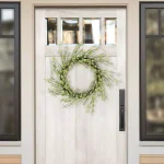 Unbranded Puleo International 24 in. Artificial Spring Willow Wreath - Purple and Yellow Floral Decor thumbnail 2