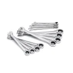 GearWrench 12-Piece Metric Combination Ratcheting Wrench Set thumbnail 2