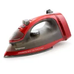 Impress iImpress 1200W Professional Steam Iron with Self-Cleaning and Retractable Cord, Red thumbnail 1
