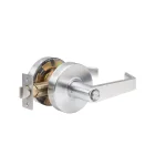 Global Door Controls Eiffel Style Commercial Privacy Lever, ANSI Grade 2, Brushed Chrome thumbnail 2