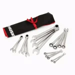 Husky 34-Piece SAE and Metric Master Ratcheting Wrench Set thumbnail 2