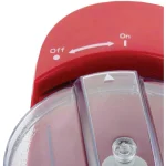 Brentwood Appliances MC-109R 1.5 Cup Mini Food Chopper and Slicer, Red thumbnail 4