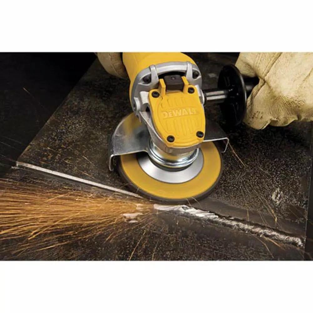DEWALT DWE4120 9-Amp 4-1/2 in. Corded Small Angle Grinder with Paddle Switch