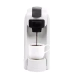 Boyel Living 1000W Single Serve Coffee Maker, 4-Cup Compact Coffee Machine for K-Cups and Grounds, White thumbnail 1
