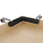 Milescraft TrackClampKit100 90-Degree Corner Clamp Track Kit, 5-Piece Set thumbnail 9