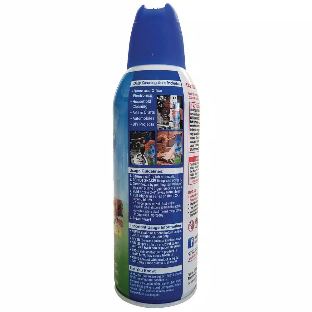 Dust Off 10 oz. Disposable Compressed Gas Duster with Extension Tube
