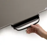 Presto 264 sq. in. Black Ceramic Electric Griddle with Temperature Sensor and Removable Handles thumbnail 5