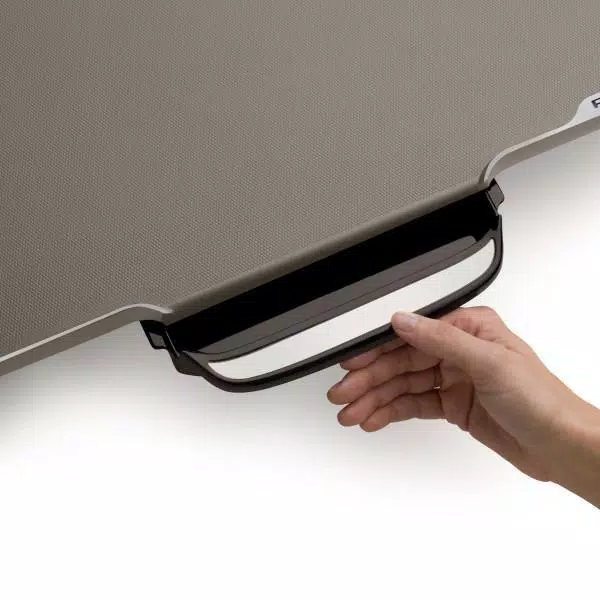 Presto 264 sq. in. Black Ceramic Electric Griddle with Temperature Sensor and Removable Handles