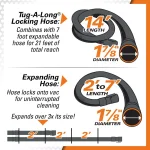RIDGID 5 Gal. Stor-N-Go 5.0 Peak HP Wet/Dry Shop Vacuum with Wall Mount and Premium Car Cleaning Kit thumbnail 8
