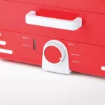 Nostalgia Coca-Cola Hot Dog Steamer, Red Food Steamer for 24 Hot Dogs and 12 Buns thumbnail 4