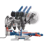 Bosch CM10GD 10 in. Dual-Bevel Sliding Glide Miter Saw with Gravity Rise Stand and Wheels thumbnail 3