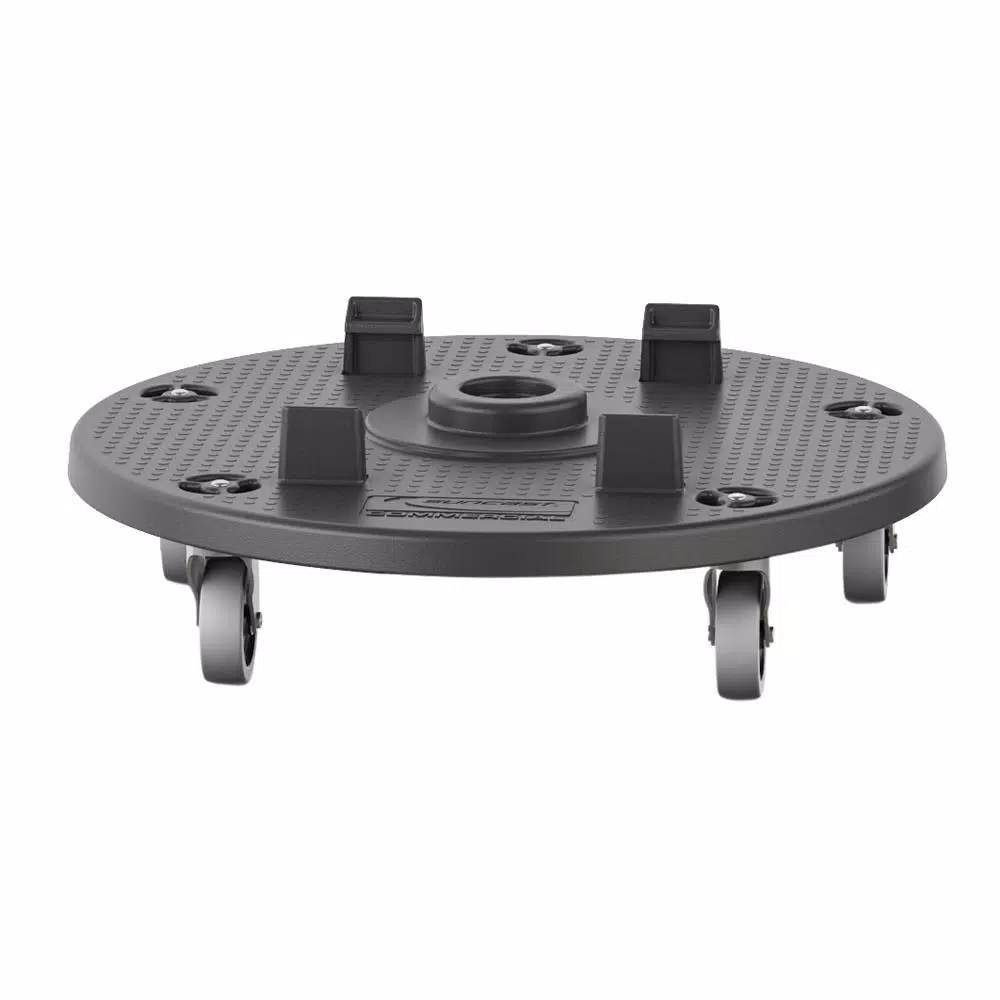 Suncast Commercial Resin Utility Trash Can Dolly, 250 lb Capacity