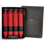 ROOT CANDLES A.I. Root 7 in. Timberline Collenette Red Taper Candles, Box of 4 thumbnail 1