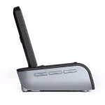 iHome TIMEBASE iBTW20B Bluetooth Alarm Clock with Wireless Qi Charging and USB Port thumbnail 2