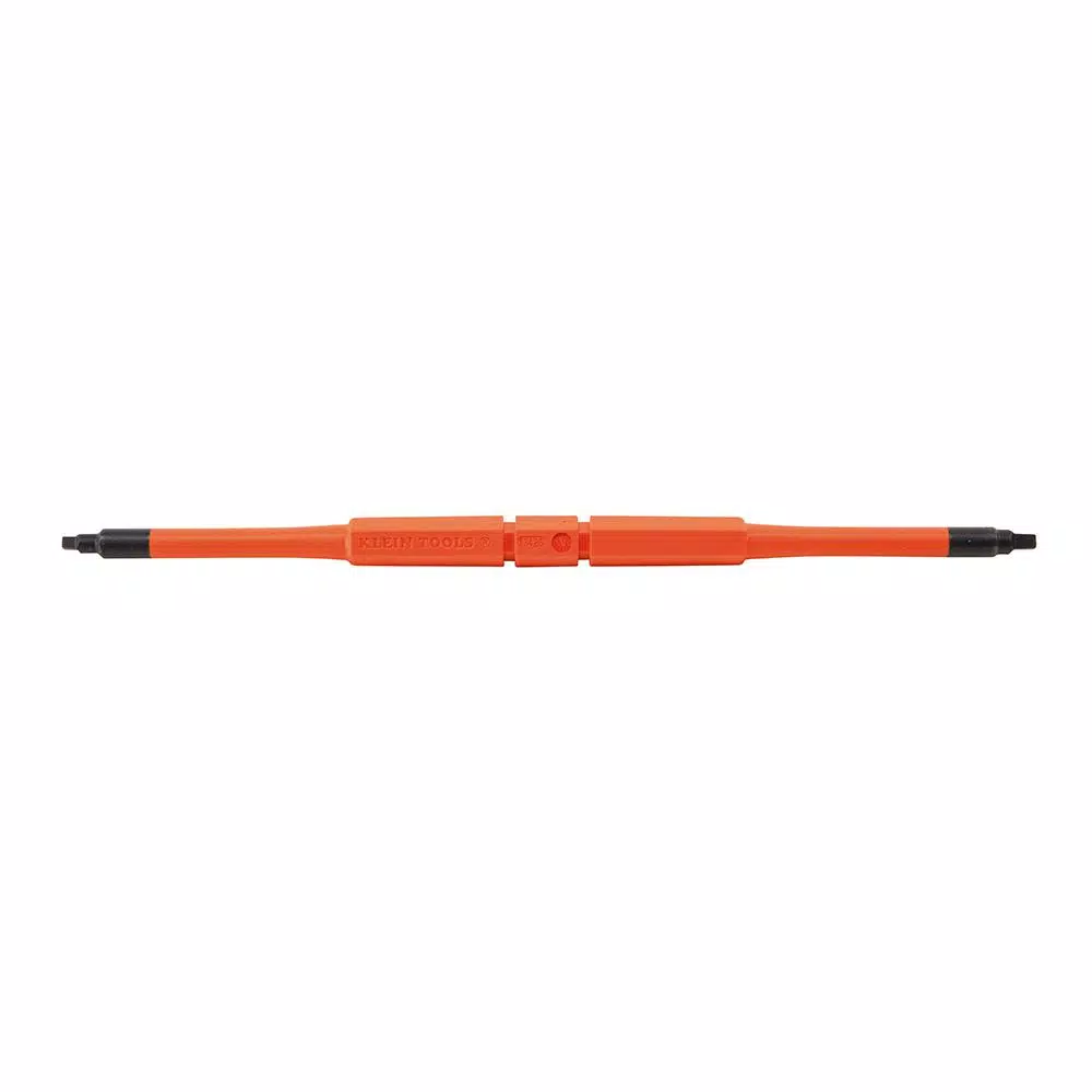 Klein Tools 2-in-1 Insulated Flip-Blade Screwdriver, #1 and #2 Square Drive