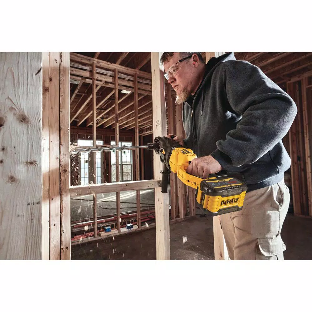 DEWALT FLEXVOLT 60V MAX Brushless Quick-Change Stud & Joist Drill Kit with 9.0 Ah Battery