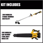 DEWALT 20V MAX Brushless Cordless String Trimmer Kit with Bonus 20V MAX Brushless Blower thumbnail 3