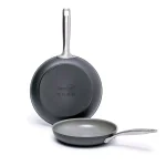 GreenPan Chatham 2-Piece Hard-Anodized Aluminum Ceramic Nonstick Frying Pan Set, Gray thumbnail 1
