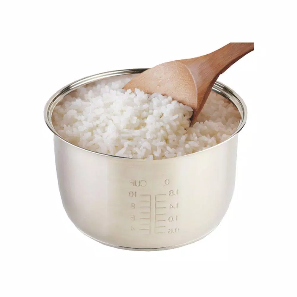 Tayama 10-Cup Stainless Steel Rice Cooker and Food Steamer, 700W