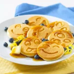 MegaChef Smiley Face Mini Pancake Maker - 7 Emoji Mold Aluminum Pan thumbnail 4