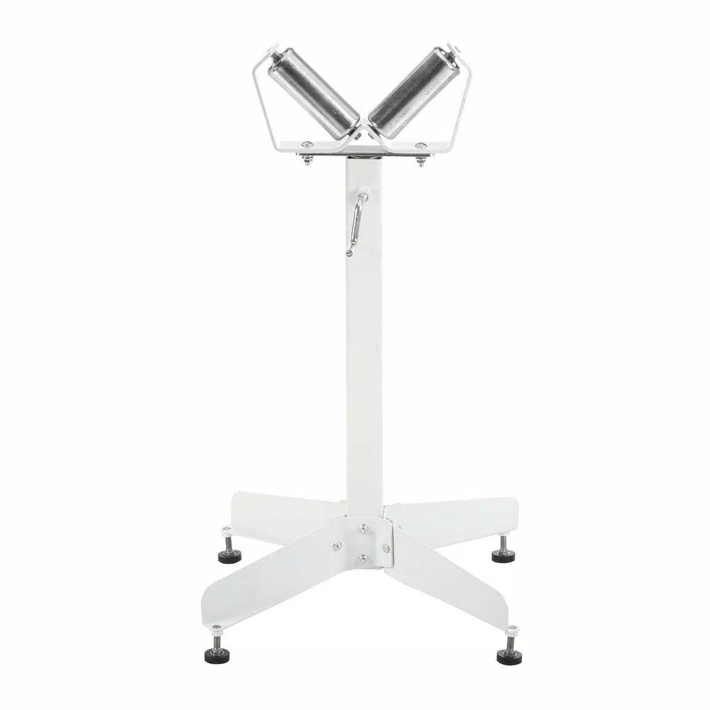 HTC Heavy Duty Adjustable V-Roller Pipe Stand, 500 lb. Capacity, 26.5-43.5 in.