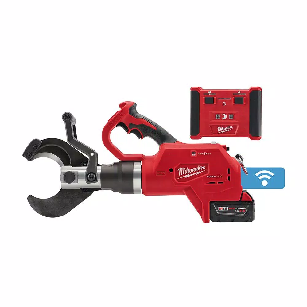 Milwaukee M18 FORCE LOGIC 3 in. Underground Cable Cutter w/ Wireless Remote Kit