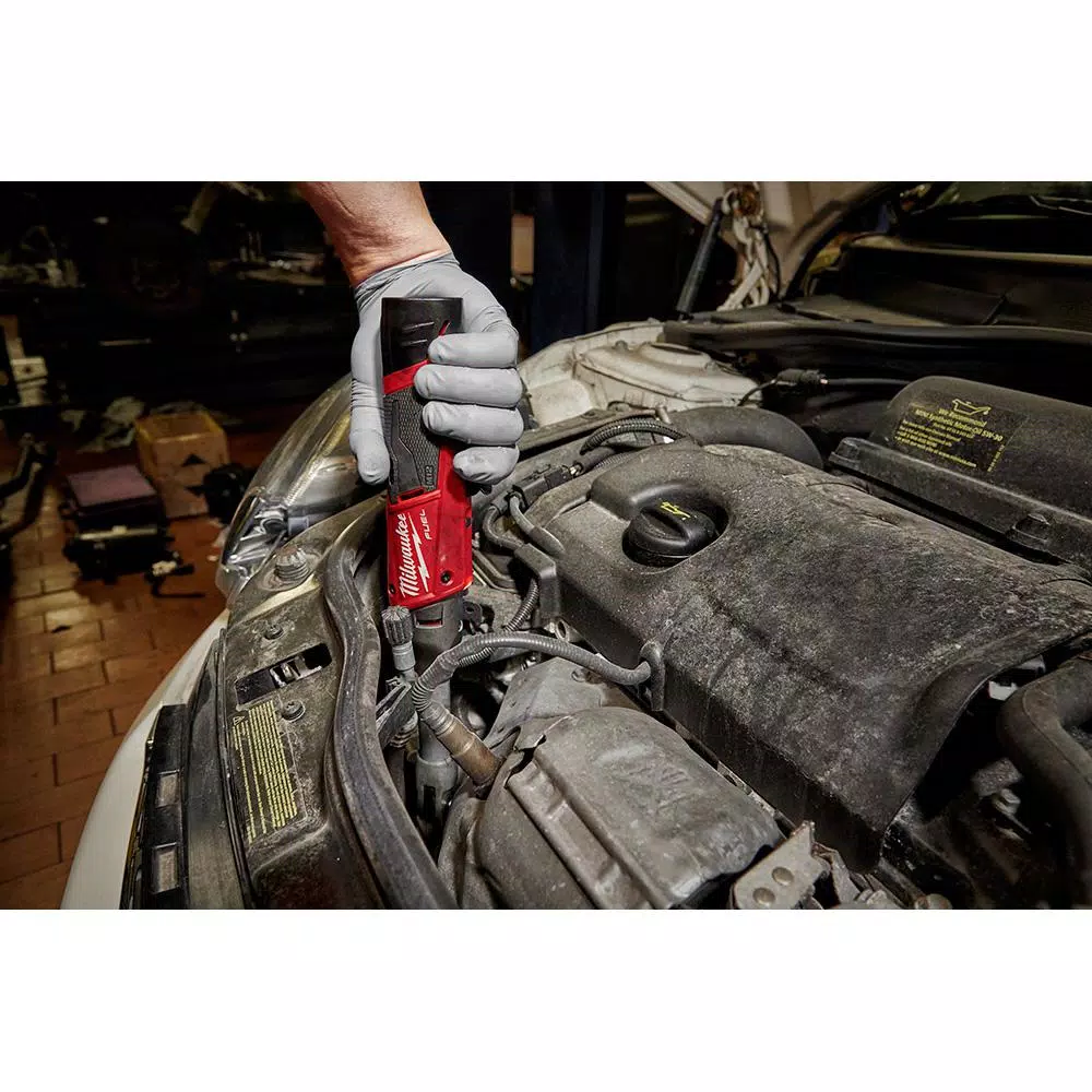 Milwaukee M12 FUEL 12V Cordless 1/4 in. Extended Reach Ratchet Kit with Metric Ratcheting Wrench Set
