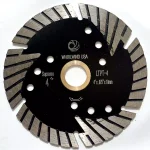 Whirlwind USA 4 in. Turbo Segmented Diamond Saw Blade for Granite, Marble, and Concrete thumbnail 1