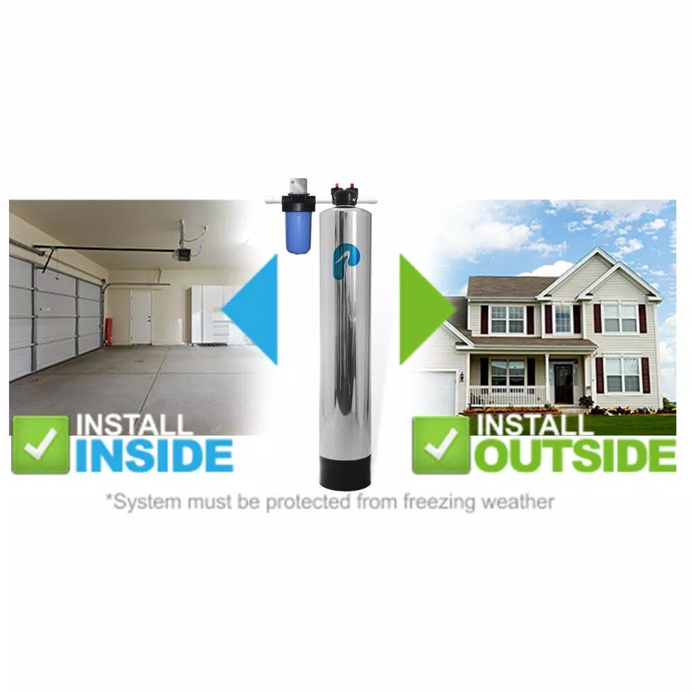 Pelican Water NS6 Pelican NaturSoft 15 GPM Whole House Salt-Free Water Softener Alternative System