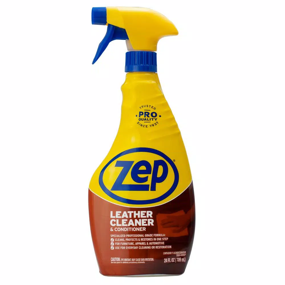 Zep Leather Cleaner and Conditioner, 24 oz.