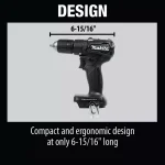 Makita 18V LXT Sub-Compact Brushless Cordless 1/2 in. Hammer Driver Drill (Tool Only) thumbnail 9