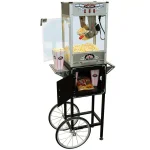Funtime Palace Popper 8 oz. Bar Style Popcorn Machine with Cart thumbnail 1