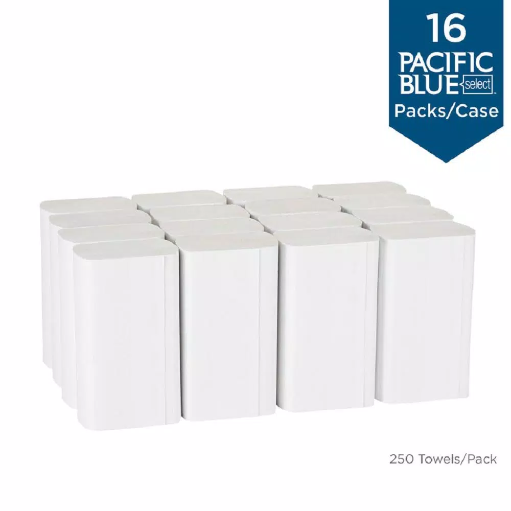 Georgia-Pacific Preference White Multi-Fold Paper Towels, 1-Ply, 4000 Count Carton