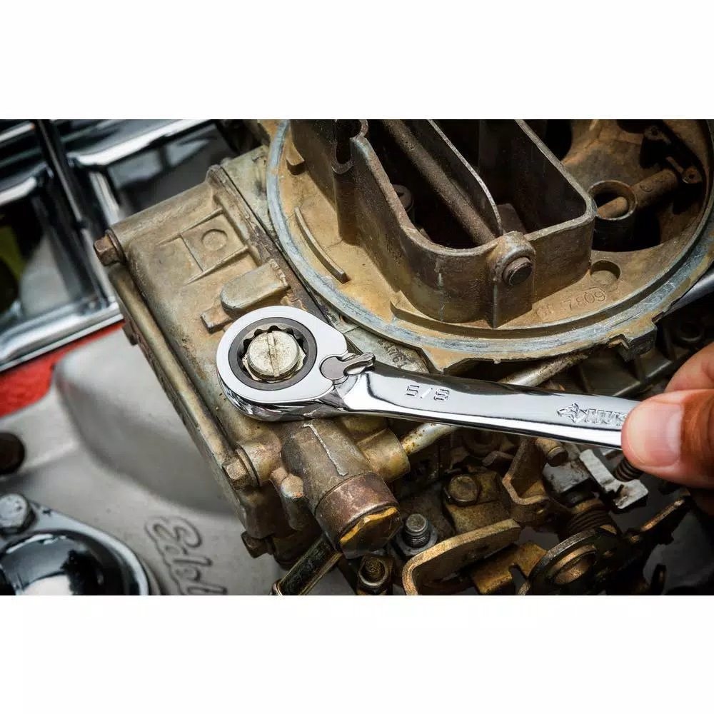 Husky 25-Piece Metric and SAE Reversible Ratcheting Wrench Set