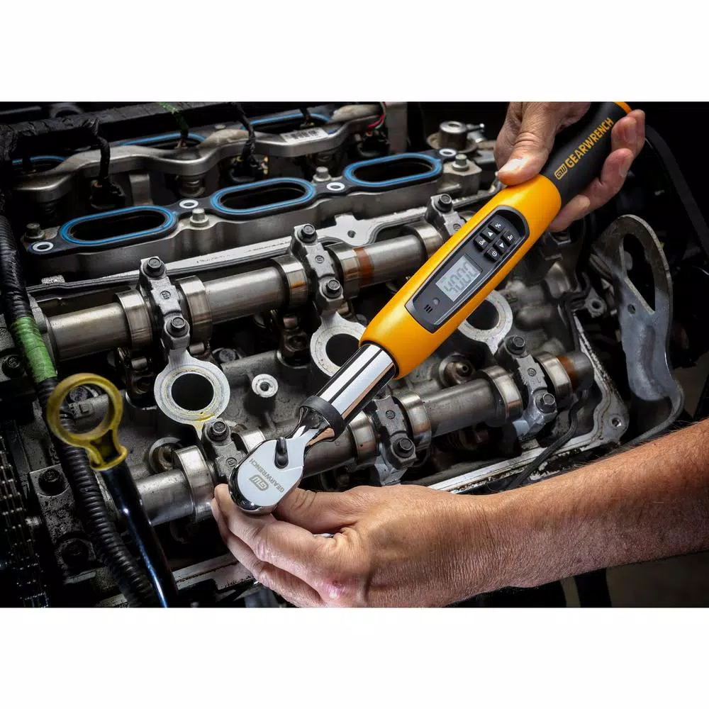 GEARWRENCH 3/8 in. Drive Electronic Torque Wrench, 7.4-99.6 ft.-lbs.