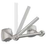 Delta Amaya Pivoting Toilet Paper Holder in Brushed Nickel thumbnail 2