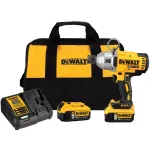 DEWALT 20V MAX XR Brushless High Torque Impact Wrench Kit with 7/16 in. Quick Release Chuck, (3) 5.0 Ah Batteries & Charger thumbnail 5