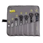 Klein Tools 7-Piece Ratcheting Box Wrench Set, SAE, Carbon Steel thumbnail 4
