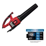 Toro 60V Max Flex-Force Brushless Cordless Handheld Leaf Blower, 605 CFM, 115 MPH - Tool Only thumbnail 1