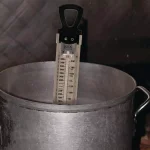 Unbranded Stainless Steel Candy Thermometer with Adjustable Pan Clip, 20°C to 200°C thumbnail 2