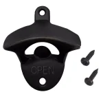 Everbilt Zinc Die-Cast Bottle Opener, Black Finish thumbnail 1