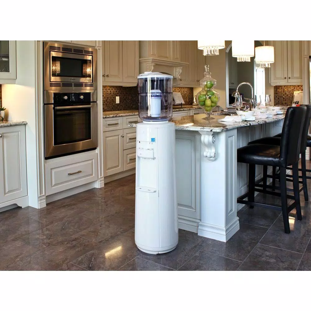 Vitapur ENERGY STAR Top Loading Water Cooler Dispenser with Kettle Feature, Hot/Room/Cold