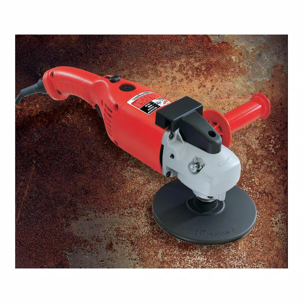 Milwaukee 13 Amp 6000 RPM Corded Angle Grinder and Sander, 7 in. or 9 in. Capacity