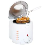 Classic Cuisine Cool-Touch Deep Fryer, 1.05 Qt, White thumbnail 2
