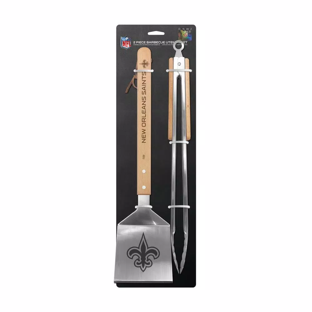sportsvault The Sports Vault New Orleans Saints 2-Piece BBQ Utensil Set