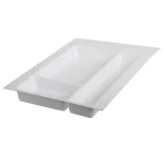 Real Solutions for Real Life Real Solutions by Knape and Vogt Plastic Utility Drawer Organizer, White thumbnail 1