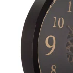 Glitzhome 22.83 in. Oversized Metal Wall Clock with Moving Gears and Roman Numerals thumbnail 4