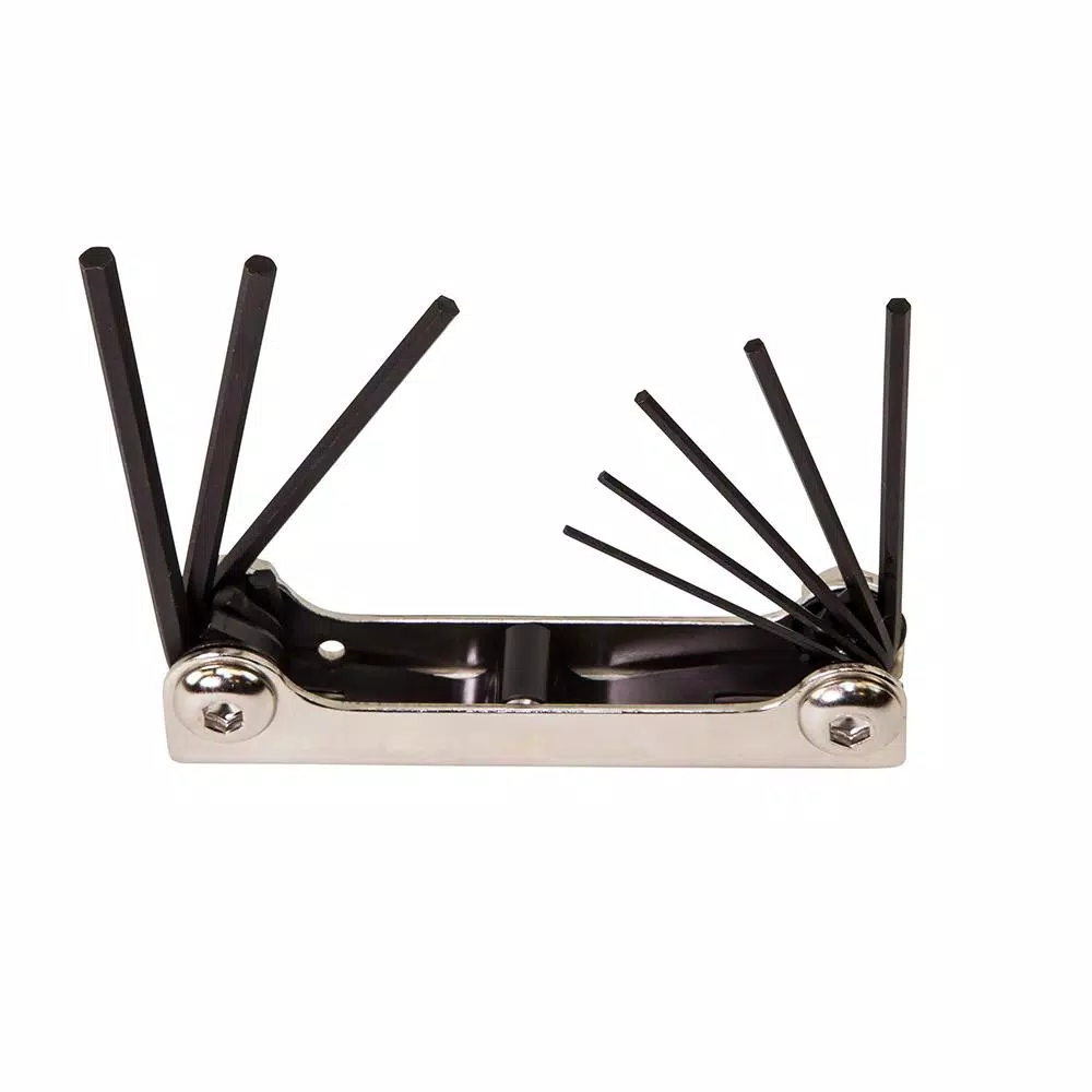Klein Tools 8-Key Folding Hex Key Set, SAE