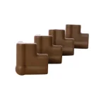 Dreambaby Foam Corner Cushions, Brown, 4-Pack thumbnail 1
